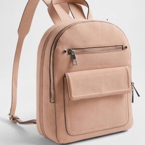 Gap Leather Pink Backpack